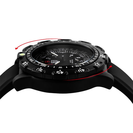 addies MY-049 Outdoor Sports Multifunctional Waterproof Luminous Watch Silicone Watchstrap Watch for Men
