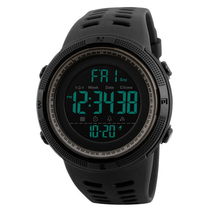 SKMEI 1251 Men Fashionable Outdoor 50m Waterproof Sports Watch Digital Watch with PU Watchband