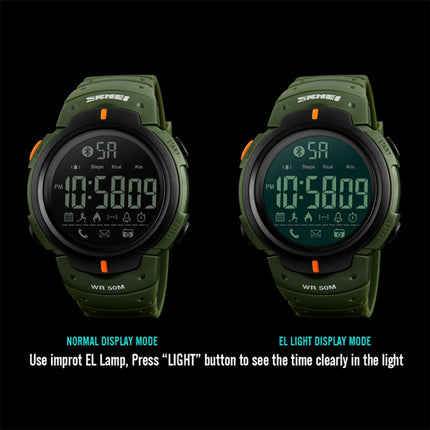 SKMEI 1301 Multifunction 50m Waterproof Sports Bluetooth Smart Watch, Compatible with Android & iOS System