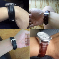 Calfskin Detachable Watch Leather Watch Band, Specification: 22mm