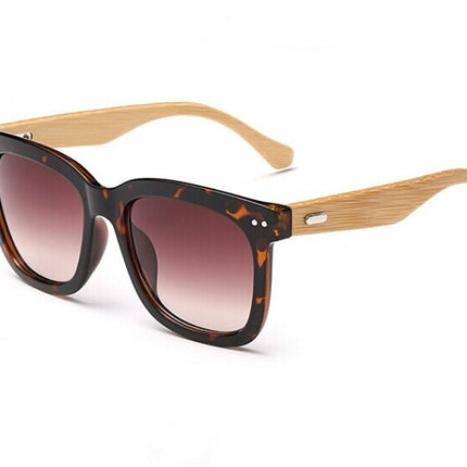 Bamboo Sunglasses, sand black, Brown, curd