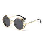 Sunglasses#Gold frame gray sheet / Sunglasses&Gold frame gray sheet