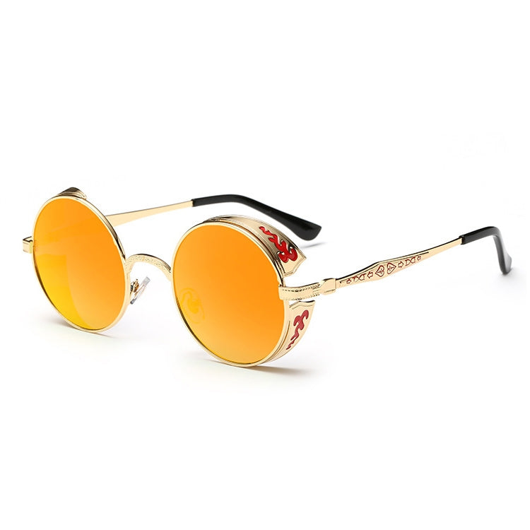 Retro Carved Round Sunglasses, Sunglasses#silver frame gray sheet, Sunglasses#silver frame white mercury, Sunglasses#rimmed gray tablets, Sunglasses#Tyrant gold box gold, Sunglasses#Gold frame gray sheet, Sunglasses#Gold frame red film�����������������...