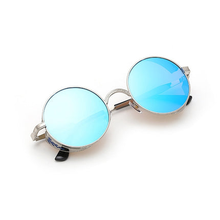 Retro Carved Round Sunglasses, Sunglasses#silver frame ice blue, Sunglasses#silver frame gray sheet, Sunglasses#silver frame white mercury, Sunglasses#rimmed gray tablets, Sunglasses#Tyrant gold box gold, Sunglasses#Gold frame gray sheet               ...