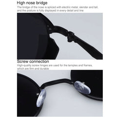 Retro Carved Round Sunglasses, Sunglasses#silver frame gray sheet, Sunglasses#silver frame white mercury, Sunglasses#rimmed gray tablets, Sunglasses#Tyrant gold box gold, Sunglasses#Gold frame gray sheet, Sunglasses#Gold frame red film�����������������...