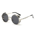 Sunglasses#silver frame gray sheet / Sunglasses&silver frame gray sheet