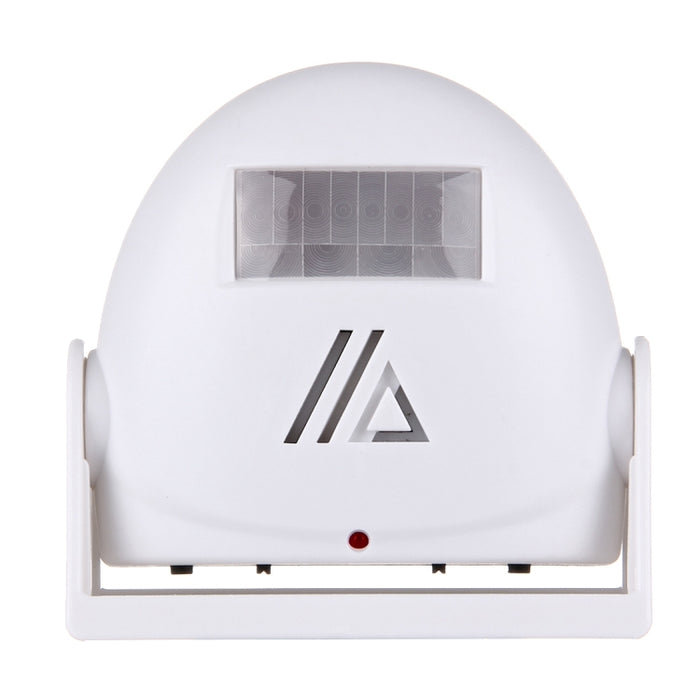5301 Wireless Infrared Motion Sensor Welcome Alarm Intelligent Greeting Warning Doorbell, IR Distance: 10m, 5301 White