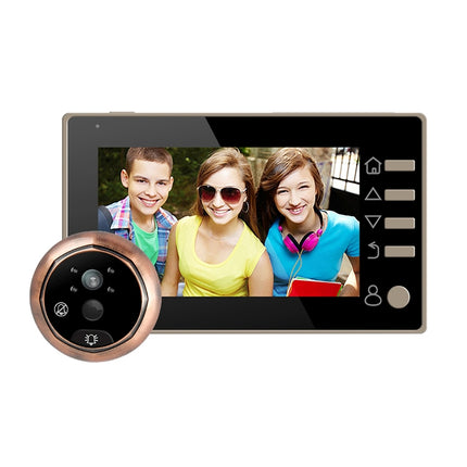 M4300D 4.3 inch TFT Color Display Screen 3.0MP Security Camera Video Smart Doorbell, Support TF Card (32GB Max) & Night Vision & Motion Detection
