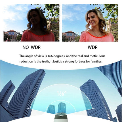 VESAFE Home VS-M2 HD 720P Security Camera Smart WiFi Video Doorbell Intercom, Support TF Card & Night Vision & PIR Detection APP for IOS and Android