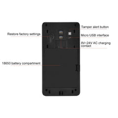 VESAFE Home VS-M2 HD 720P Security Camera Smart WiFi Video Doorbell Intercom, Support TF Card & Night Vision & PIR Detection APP for IOS and Android