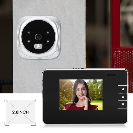 2.8Y 2.8 inch Screen 0.3MP Security Camera Peephole Viewer Digital Peephole Door Bell