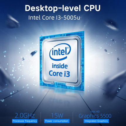 Windows 10 Home Intel Core i3-5005U 2.0GHz, Support WiFi & Bluetooth & TF Card & HDMI