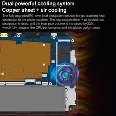 Windows 10 Intel Celeron N4000 Dual Core bis zu 2,6 GHz, unterstützt Dualband-WLAN &amp; BT &amp; TF-Karte, 12 GB + 128 GB