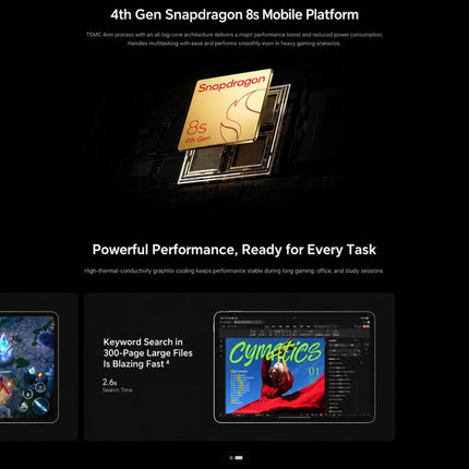 Xiaomi Pad 9 11.2 inch, 12GB+256GB, HyperOS 4.0 Qualcomm Snapdragon 8s Gen4 Octa Core, 12GB+256GB
