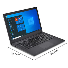 Windows 10 OS,  Intel Celeron N3350 Dual Core CPU 1.44Ghz-1.92GHz , Support TF Card & Bluetooth & WiFi & HDMI, US Plug