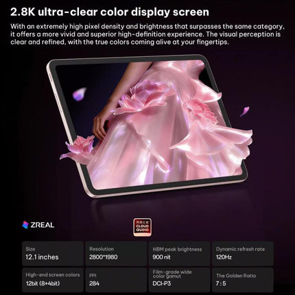 OPPO Pad Air5 12.1 inch WIFI Tablet PC, 12GB+256GB, ColorOS 16.0 MediaTek Dimensity 7300-Ultra Octa Core, 12GB+256GB