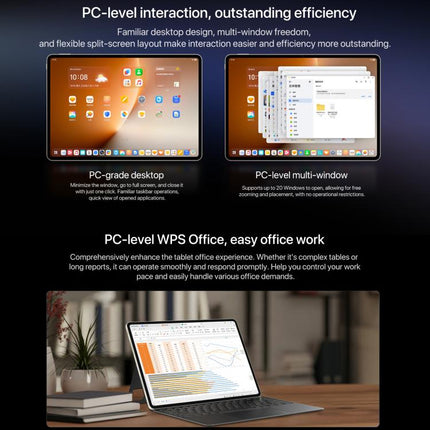 Honor MagicPad3 Pro 13.3 inch WiFi Tablet PC, 12GB+512GB MagicOS 10.0 Qualcomm Snapdragon 8 Lite Gen5 Octa Core, 12GB+512GB