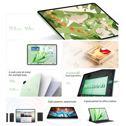 Honor MagicPad3 12.5 inch WiFi Tablet PC, 12GB+256GB MagicOS 9.0.1 Qualcomm Snapdragon 8 Gen3 Octa Core, 12GB+256GB