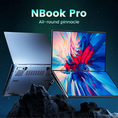 N-ONE Nbook Pro Laptop, 32GB+1TB, Dual 16 Zoll Display, Windows 11 Pro, Intel Core i7-1260P 12-Core, US-Stecker, Nbook Pro