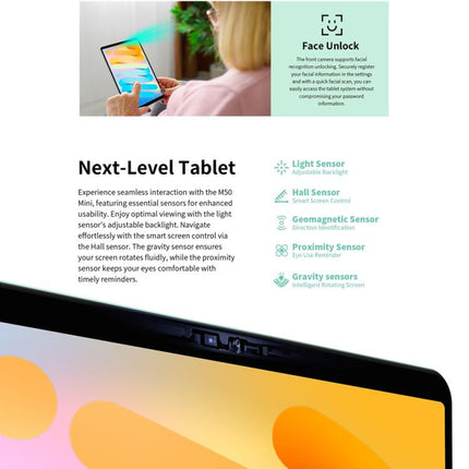 Teclast M50 Mini WiFi Tablet PC, 4GB+128GB, 8.7 inch Android 15 Unisoc T606 Octa Core