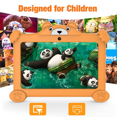Android 11 Allwinner A100 Quad Core CPU, Support 2.4G WiFi & WiFi 6, Global Version with Google Play, US Plug, K7 Pro Panda