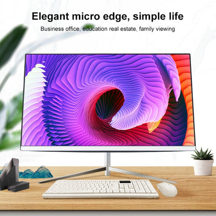 PC-K6 E20 23.5 inch Borderless Business All in One PC, 8GB+256GB Windows 7 Intel i5-3470 Quad Core