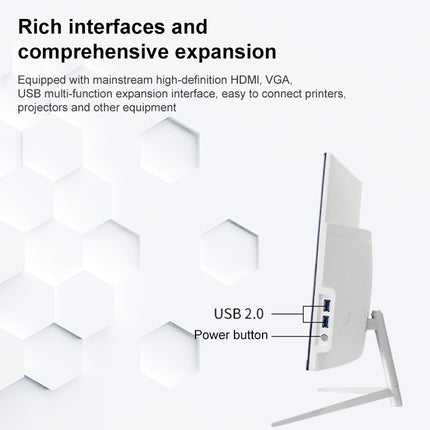 PC-K6 E20 23.5 inch Borderless Business All in One PC, 8GB+256GB Windows 7 Intel i5-3470 Quad Core