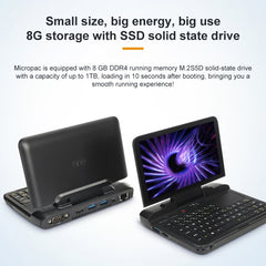 GPD MicroPC Mini Gaming Laptop, 6.0 inch, 8GB+256GB, Windows 10 Intel Celeron N4120 Quad Core, Support Dual Band WiFi & Bluetooth & TF Card, UK Plug, MicroPC 8GB+256GB UK