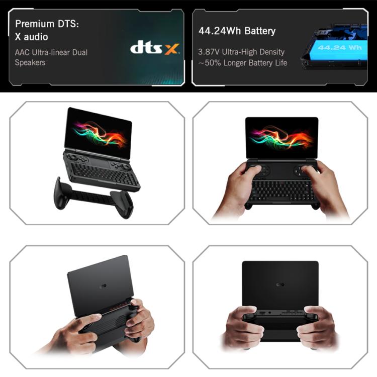 GPD WIN Mini 2025 Handheld Gaming PC, 32GB+2TB, 7 inch Windows 11 Home AMD Ryzen AI 9 HX 370, US Plug, Ryzen AI9 32GB+2TB