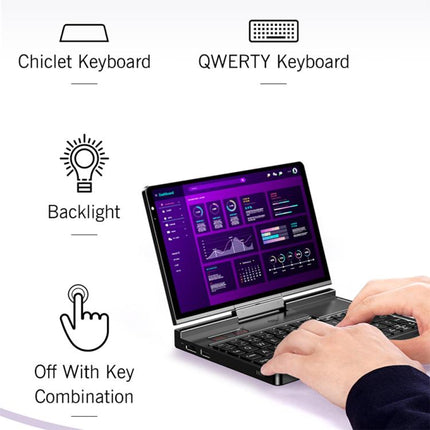 GPD Pocket 4 Handheld Gaming PC, 16GB+1TB, 8.8 inch Windows 11 Home AMD Ryzen 7 8840U, US Plug, Ryzen7 16GB+1TB