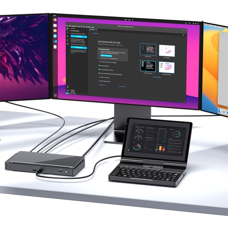 GPD Pocket 4 Handheld Gaming PC, 32GB+2TB, 8.8 inch Windows 11 Home AMD Ryzen AI 9 HX 370, EU Plug, Ryzen AI9 32GB+2TB