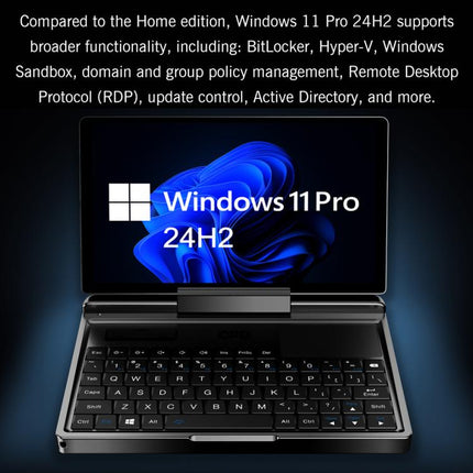GPD MicroPC 2 Handheld Gaming PC, 16GB+512GB, 7 inch Windows 11 Pro Intel Processor N250, US Plug