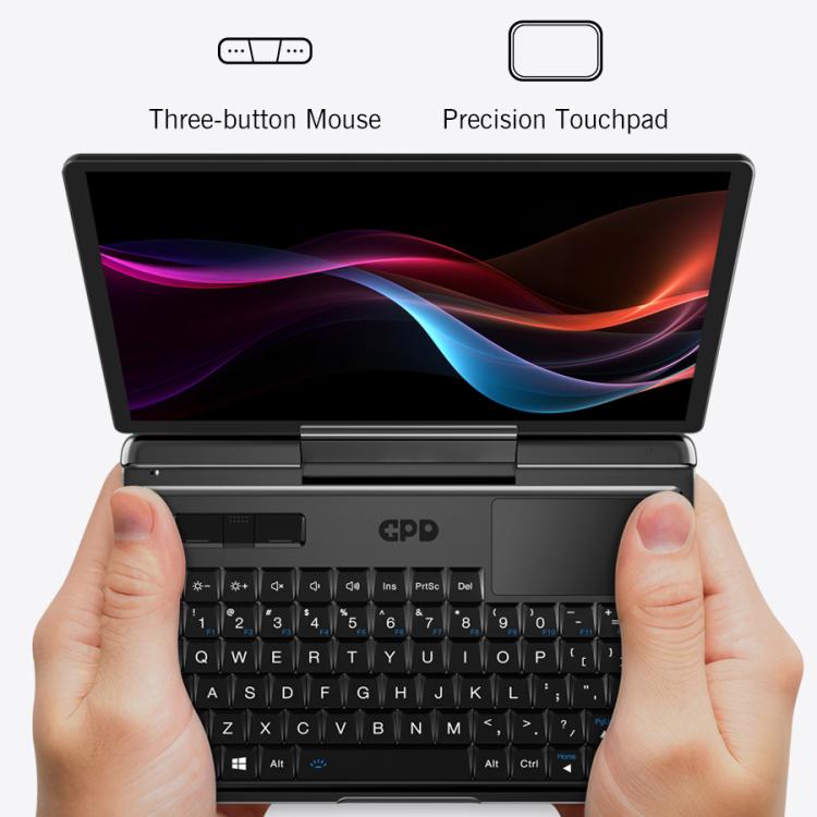 GPD MicroPC 2 Handheld Gaming PC, 16GB+512GB, 7 inch Windows 11 Pro Intel Processor N250, US Plug