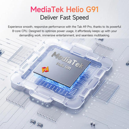 Ulefone Tab A10 Pro Tablet PC, 6GB+128GB, 8.68 inch Android 15 MediaTek Helio G91 Octa Core 4G Network, EU Plug