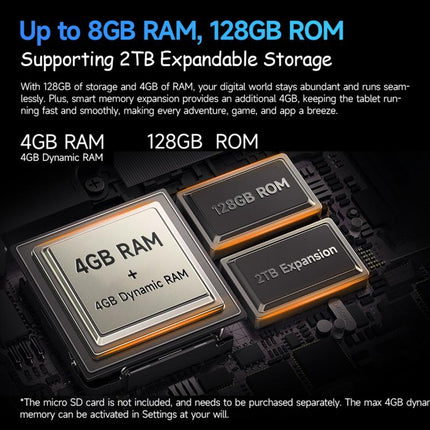 Ulefone Tab A10 Pro Kids Tablet PC, 6GB+128GB, 8.68 inch Android 15 MediaTek Helio G91 Octa Core 4G Network, EU Plug