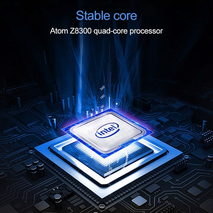 Windows 10, Intel Atom Z8300 Quad Core, unterstützt TF-Karte &amp; HDMI &amp; Bluetooth &amp; WiFi, 4 GB + 64 GB/Z8300 2.5D