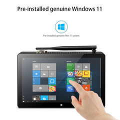 Windows 11 Intel Celeron J4125 Quad Core up to 2.7GHz, Support WiFi & BT & TF Card & HDMI & RJ45, US Plug, H10PRO 16GB+128GB+512GB