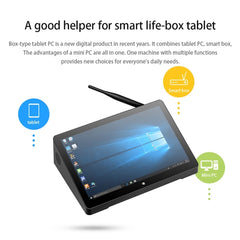 Windows 11 Intel Celeron J4125 Quad Core up to 2.7GHz, Support WiFi & BT & TF Card & HDMI & RJ45, US Plug, H10PRO 16GB+128GB+512GB