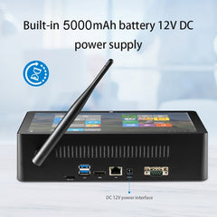 Windows 11 Intel Celeron J4125 Quad Core up to 2.7GHz, Support WiFi & BT & TF Card & HDMI & RJ45, US Plug, H10PRO 16GB+128GB+512GB