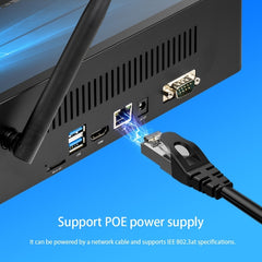 Windows 11 Intel Celeron J4125 Quad Core up to 2.7GHz, Support WiFi & BT & TF Card & HDMI & RJ45, US Plug, H10PRO 16GB+128GB+512GB