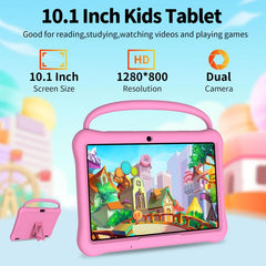 Pritom M10 Kids Tablet PC, 2GB+64GB, 10.1 inch Android 13 Unisoc SC7731E Quad Core CPU, Global Version with Google Play, US Plug