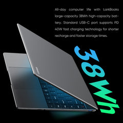 Windows 10, Intel Celeron N5100 Quad Core 1.1GHz-2.8GHz, Support Dual Band WiFi / Bluetooth / TF Card Extension (Dark Gray)