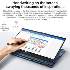 Windows 10 Professional Edition, Intel Core i5-1135G7 Quad Core up to 4.2GHz, Support WiFi 6 & Bluetooth & HDMI, US Plug (Blue), Yoga 1JCD Core i5