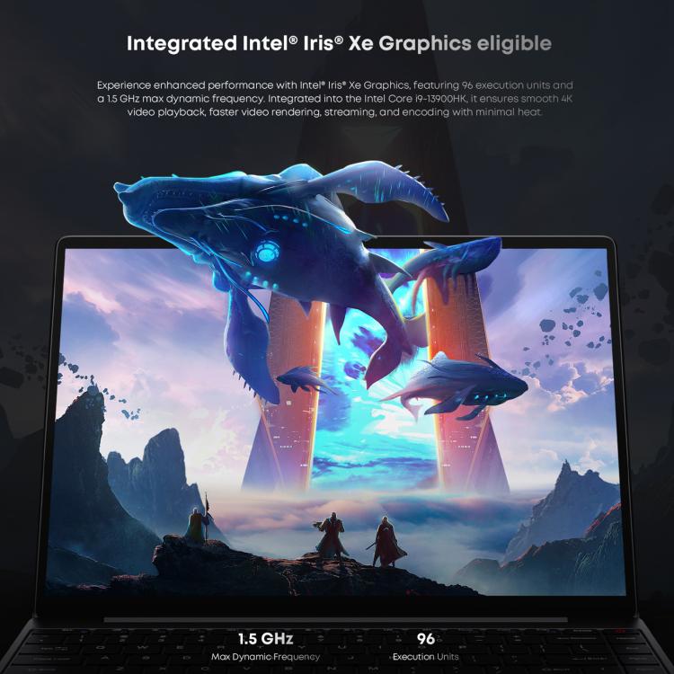 CHUWI CoreBook X 14 inch Laptop, 32GB+1TB, Windows 11 Intel Core i9-13900HK 14-Cores, EU Plug, i9-13900HK 32GB+1TB