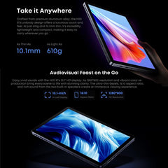 CHUWI Hi10 X1 10.1 inch Tablet PC, 8GB+256GB, Windows 11 Home, Intel Alder Lake N100 Quad Core,EU Plug, Hi10 X1 8GB+256GB
