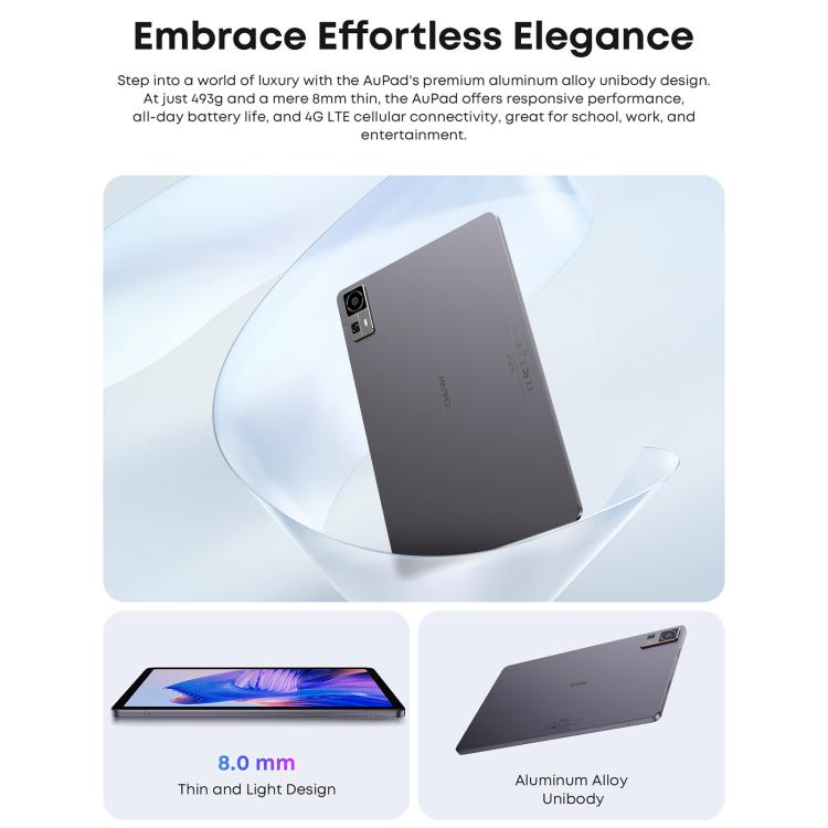 CHUWI AUPad 10.95 inch Tablet PC, 8GB+128GB, Android 14, Qualcomm Snapdragon 685 Octa Core,EU Plug