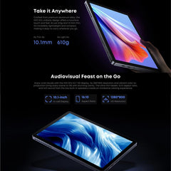 CHUWI Hi10 X2 10.1 inch Tablet PC, 8GB+256GB, Windows 11, Intel Core i3-10100Y Quad Core,EU Plug