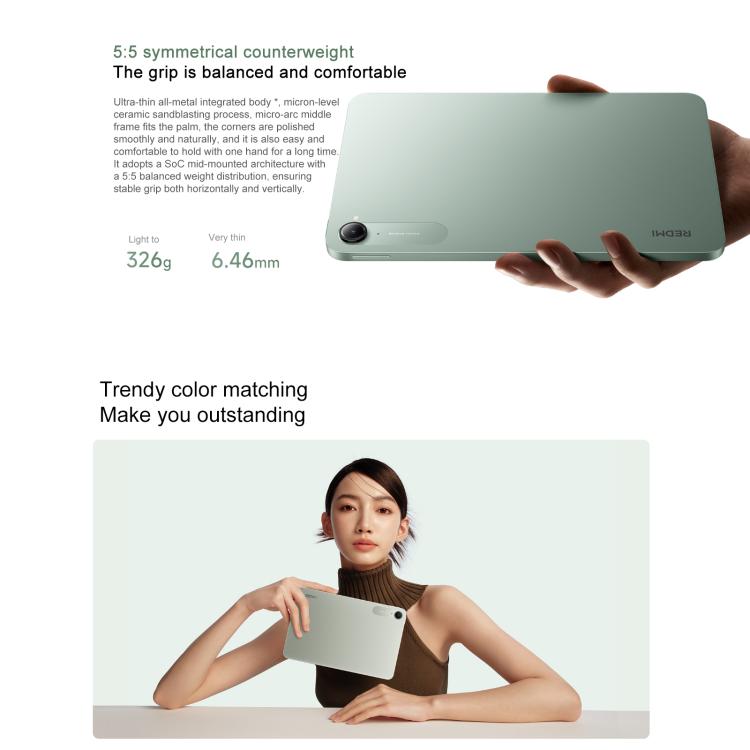 Xiaomi REDMI K Pad 8.8 inch, 8GB+256GB, HyperOS 2, MediaTek Dimensity 9400+ Octa Core CPU, 8GB+256GB
