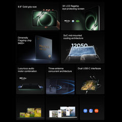 Xiaomi REDMI K Pad 8.8 inch, 12GB+512GB, HyperOS 2, MediaTek Dimensity 9400+ Octa Core CPU, 12GB+512GB