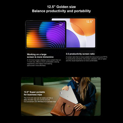 Xiaomi Pad 7S Pro 12.5 inch, 16GB+1TB, HyperOS 2, XRING O1 3nm Deca Core CPU, 16GB+1TB